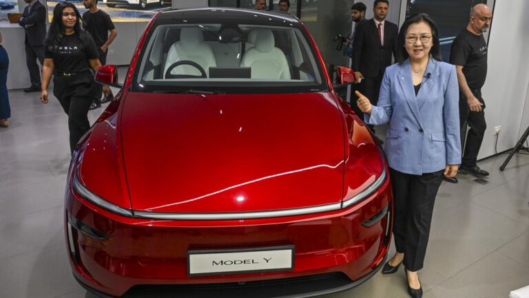 Tesla Launched EV Model Y in India the first Showroom established in Mumbai
